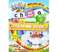 Alphabet B.locks Coloring Book for Kids Ages 3+: Preschool Alphabet Coloring Workbook for Kids Age 3+ for to Learn the Alphabet Through Fun Early Learning!! [New edition
