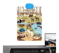 Alphabet Charts for Wall, Talking English Sound Board, Interactive Preschool Learning Poster, Educational Classroom Tool, Kids Learning Accessory with usage for Girl Boy Teacher Homeschool Playroom