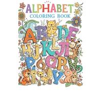 Alphabet Cokoring Book: Learn Letters from A to Z | Fun Alphabet Coloring Pages for Kids | Educational Coloring Book with Single-Sided Pages