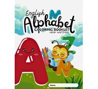 ALPHABET COLOR & TRACE: English Alphabet Trace and Coloring Book
