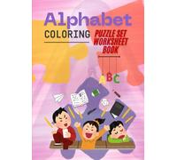 Alphabet Coloring and Puzzle Book - Fun Worksheets for Kids
