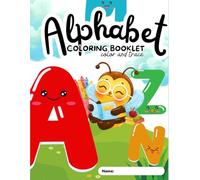 Alphabet Coloring Book: Color and Trace