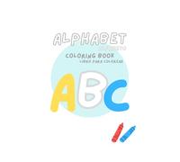 Alphabet Coloring Book: EN-ES White Minimalist Alphabet Coloring Book Worksheet