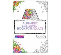 Alphabet Coloring Book For Adults