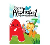Alphabet Coloring Booklet - Color and Trace: Fun workbook for kids ages 3-6 to learn letters, trace words, and color pictures
