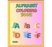 Alphabet Coloring Booklet in Grayscale Illustrative Style