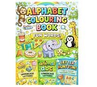 Alphabet Colouring and Letter Tracing: Learn, colour and have fun!