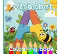 Alphabet colouring book: Basic English alphabet colouring book