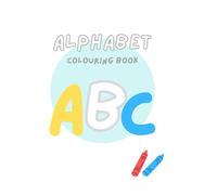 Alphabet Colouring Book: White Minimalist