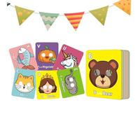Alphabet Flash Cards, Educational Early Learning Cards with Colorful Illustrations, Vocabulary Building Tool for Parent-Child Interaction, Preschool Activities, Speech, Classroom Kindergarten