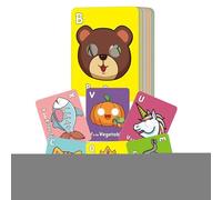 Alphabet Flash Cards, Educational Learning Set, Sturdy Early Development Toy, Fun Teaching Aid for Vocabulary Building, Classroom, Home, Kindergarten, Parent-Child Interaction