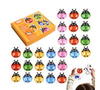 Alphabet Flash Cards with Letter Matching Game, Preschool Learning Toy and | Kid-Friendly Word Building Activity, Classroom Supply | Durable Materials with Engaging Visuals and Interactive Pla