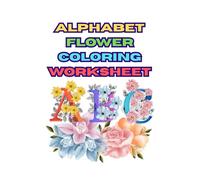 ALPHABET FLOWER COLORING WORKSHEET, COLORING BOOK