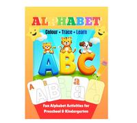 Alphabet Fun for Kids: Tracing, Coloring & Learning: A Fun Activity Book to Learn Letters Through Tracing and Coloring