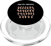Alphabet Inclusive Sign ABC ASL American Sign Language PopSockets PopGrip per MagSafe