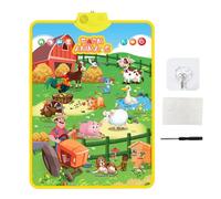 Alphabet Learning Chart- Electronic Interactive Speech Talking Poster, Talking Speech Poster For Christmas Birthday Girls 2-4 Educational Toy Kids Learning Letters Numbers Sounds Early