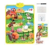 Alphabet Learning Chart - PVC, 16.14x21.85in Speech Talking Poster Interactive Design | Educational and Eco-Friendly Electronic Alphabet Wall Chart, Talking Poster for Children, Classroom, Home