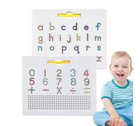 Alphabet Magnetic - Drawing Board Double Sided Magnetic Alphabet Edition
