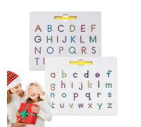 Alphabet Magnetic - Drawing Board Double Sided Magnetic Alphabet Edition