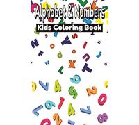 Alphabet & Numbers: Learn how to spell and count while you draw with this travel size coloring book.