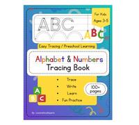 Alphabet & Numbers Tracing Book: For Kids Ages 3-5 | Preschool Learning Workbook