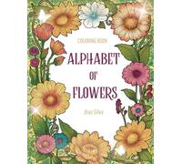 Alphabet of Flowers Coloring Book