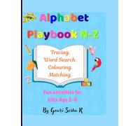 Alphabet Playbook N-Z: Fun Activity Book for Kids Ages 3-6 | Tracing, Missing Letters, Matching, Word Search & Coloring: Preschool Learning Book to Improve Writing, Recognition and Early Skills”