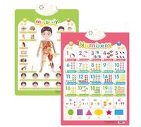 Alphabet Poster for Kids with Sound & Learning Modes, Electronic Wall Chart to Learn Arabic Letters, Numbers, and Words - Ideal Educational Tool (#11)
