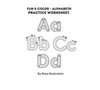 Alphabet Practice Worksheets: Fun & Color Alphabet Practice Worksheets