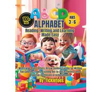 ALPHABET Reading, Writing and Learning Made Easy: With Large Print Letters, Arrow-Guided Tracing for Writing, Fun Coloring Pages, Exciting Dot-to-Dot ... and a Special Certificate of Achievement
