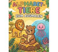 Alphabet-Tiere zum Ausmalen
