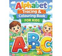 Alphabet Tracing and Coloring Book for Kids: Learn ABCs from A to Z with Fun Tracing, Coloring Pages and Cute Pictures | Ages 3-6