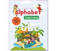 Alphabet Tracing and Coloring Worksheets for Kids: Trace, Color, and Learn the ABCs with Ease