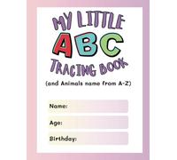 Alphabet Tracing Book With Animal Names & Pictures