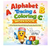 Alphabet Tracing & Coloring Workbook: Learn to Write Letters A-Z with Fun Tracing & Coloring