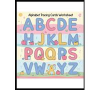 Alphabet Tracing Workbook in Colors ( Uppercase & lowercase): coloring, tracing, fun learning, early learning, activity, engaging