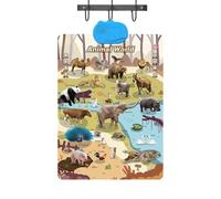 Alphabet Wandposter,Pädagogisches Alphabet Spielzeug,Interaktive Vorschul Poster - Für Mädchen Und Lehrer Homeschooling Kindergarten Zuhause Schule Spielzimmer