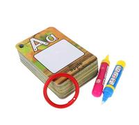 Alphabet Water Coloring Cards, Kids Water Paint Number Cards, Durable Paper And ABS Material, Educational Learning Toy For Boys And Girls, Fun And Interactive Activity, 3.35x4.72 Inches