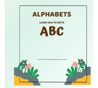 alphabetic coloring and tracing book: kids alphabetic tracing A-Z and coloring and tracing words