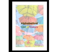 Alphabetical List of Colors