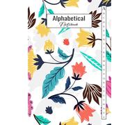 Alphabetical Notebook A5: Medium Lined-Journal Organizer with A-Z Tabs Printed | 4 Pages Per Letter | A-Z Notebook Journal. 105 Pages