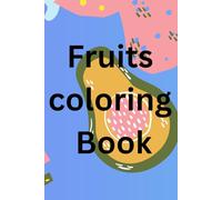 Alphabetical order fruits coloring book