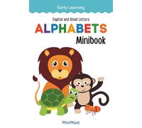 Alphabets Minibook for Kids: Learn ABCD with Capital & Small Letters A to Z | Early Learning Preschool Reading Book with Bright and Colorful Pictures (For Children Ages 2-5 years)