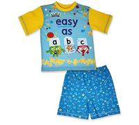 Alphablocks - Unisex Pigiama a Maniche Corte per Bambini - 6-7 Anni: 122cm