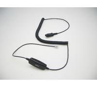 Alphacom all-in-1 Smart Cavo QD-to-RJ9 Per Plantronics Serie H Cuffie A Telefono