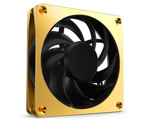 Alphacool 13856 Modulo Ventola Plastica Nero Oro 4 piedini 40,2 dB 100000 h Apex