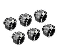Alphacool 17376 Cromo Kit di montaggio Liquido Ottone 1/4" 16 mm Eiszapfen 13mm