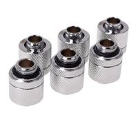 Alphacool 17386 HF 13/10 Compression Fitting G1/4 - Chrome Sixpack WaterCooling Raccordi