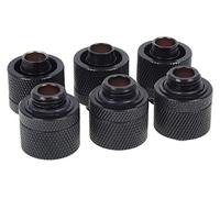 Alphacool 17389 HF 16/10 Compression Fitting G1/4 - Deep Black Sixpack WaterCooling Raccordi
