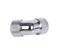 Alphacool 17404 Eiszapfen 16mm HardTube Compression Fitting 45° L-Connector - knurled - Chrome WaterCooling Raccordi